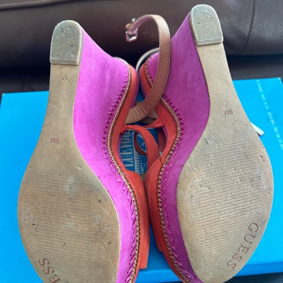 Hot pink/salmon PLATFORMS! - Picture 4 of 6